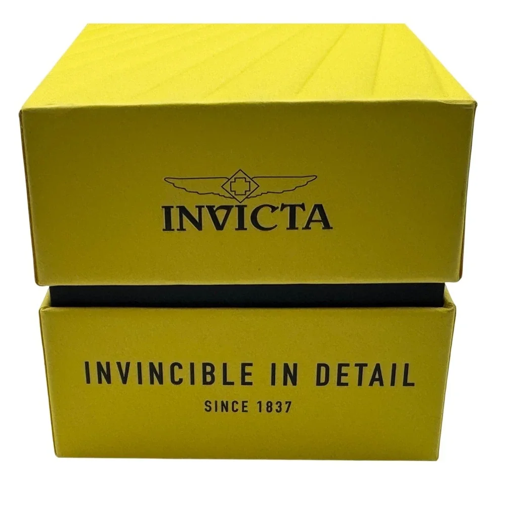 Invicta Pro Diver SCUBA 8995 Mens Watch Gold Tone Silver Dial Black Strap